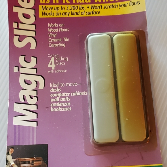 MAGIC SLIDERS 24 X 100MM RECTANGLE 1"X4" Sliding Disc 4 In Package As Seen On TV - Picture 2 of 5